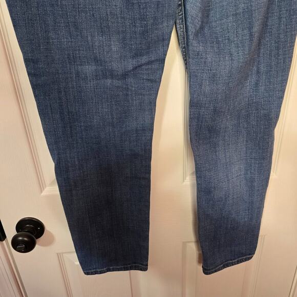 Cosmic Blue Love Mid Rise Skinny Distressed Jeans Y2K Size 32 - Picture 4 of 9
